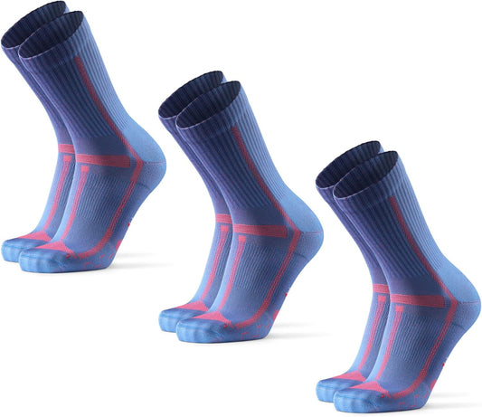 Running Socks, Crew Length, anti Blister, 3 & 5-Pack