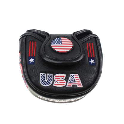 Golf USA America Mallet Putter Cover Headcover for Odyssey with Smart Design and Perfect Quality Head Protector Golf
